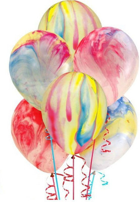 

GrandShop Printed Marble Shade Balloon(Multicolor, Pack of 20)