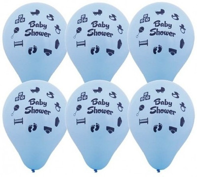 

Party Anthem Printed PABSBB74 Balloon(Blue, Pack of 20)