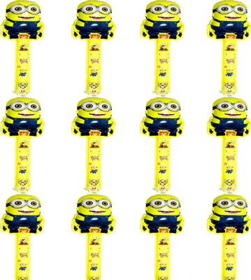 

Prollon Printed Small Cheering Minion Stick Eye Pack 12 Balloon(Multicolor, Pack of 12)