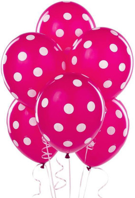 

Kosh Printed (Pink, White, Pack of 100) Balloon(Multicolor, Pack of 100)