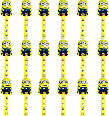 

Prollon Printed Small Cheering Minion Stick Eye Pack 18 Balloon(Multicolor, Pack of 18)