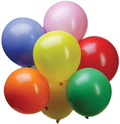 

Homeshopeez Solid MULTICOL-PLN-50 Balloon(Multicolor, Pack of 50)