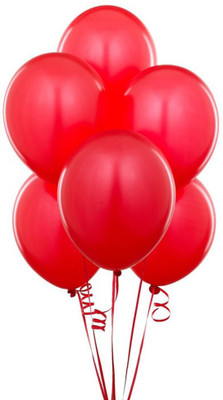 

Shree Krishna Handicrafts And Gallery Solid SKH-10019 Balloon(Red, Pack of 50)