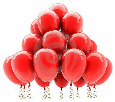 

PartyballoonsHK Solid Metallic Red (Pack of 50) Balloon(Red, Pack of 50)