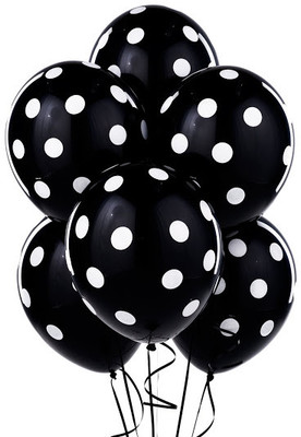 

Tiger Solid 50145 Balloon(Black, Pack of 30)