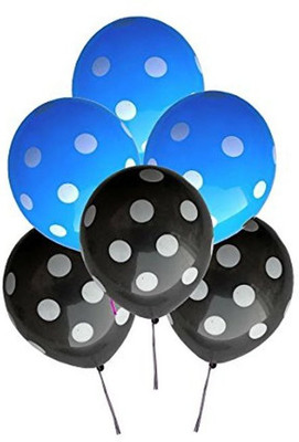 

Theme My Party Printed theme22334455 Balloon(Blue, Black, Pack of 25)