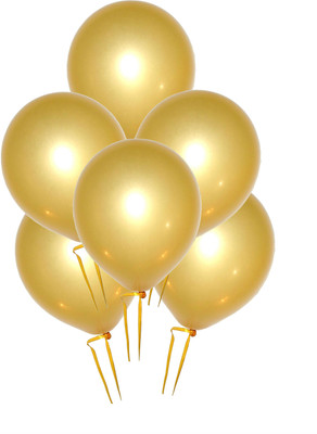 

GrandShop Solid 50214 Balloon(Gold, Pack of 50)