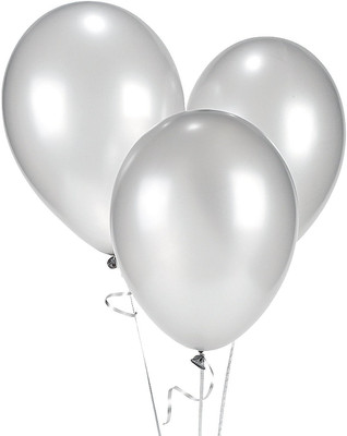 

Ziggle Solid WH88 Balloon(White, Pack of 25)