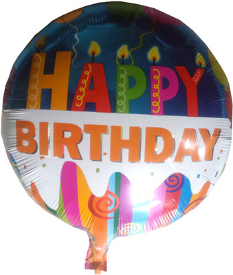 

Priyals Printed Happy Birthday Printed Foil Balloon(Multicolor, Pack of 1)