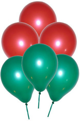 

GrandShop Solid 50203 Balloon(Red, Green, Pack of 50)