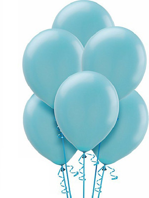 

PartyballoonsHK Solid Light Blue Balloon(Blue, Pack of 50)