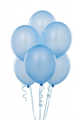 

Bobo Funco Solid Latex Balloon(Blue, Pack of 25)