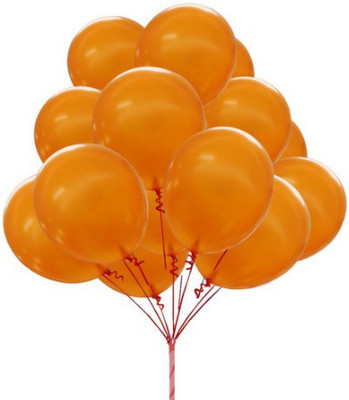 

PartyballoonsHK Solid Metallic Orange 9 Inches thicken Wedding Party Baby Shower Christmas Birthday Carnival Party Decoration Balloon(Orange, Pack of 100)