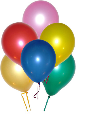 

GrandShop Solid 50248 Balloon(Multicolor, Pack of 50)