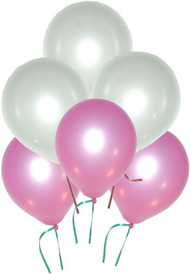 30% OFF on GrandShop Solid 50191 Balloon(Pink, White, Pack of 50)