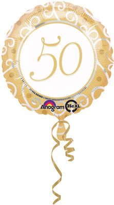 

Wanna Party Printed 11058 Balloon(Gold, Pack of 1)