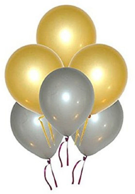 Lighter House Solid FK-600 Balloon(Gold, Silver, Pack of 100)