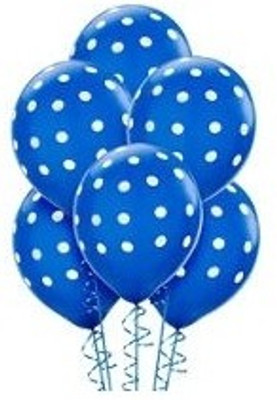 Party Anthem Printed PAPBB84 Balloon(Blue, Pack of 20)