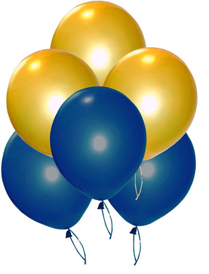 

Lighter House Solid FK-618 Balloon(Gold, Blue, Pack of 100)