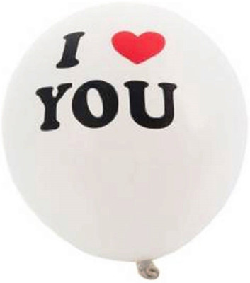 

Nxt Gen Printed I LOVE U BALLOONS Balloon(Multicolor, Pack of 100)