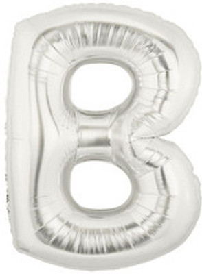 Bettalic Printed 15902S B Balloon(Silver, Pack of 1)