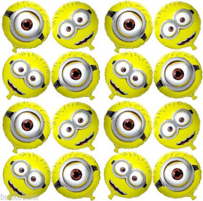 

Prollon Printed Medium Minion 18*18 Balloon(Multicolor, Pack of 16)