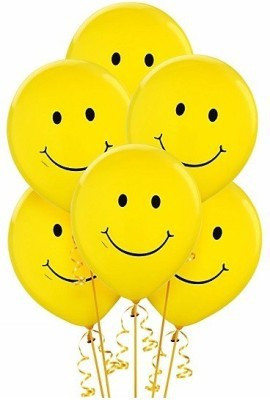 

Funcart Printed Smiley Balloon(Yellow, Pack of 5)