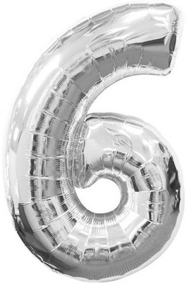 Anagram Solid 2798601 Balloon(Silver, Pack of 1)