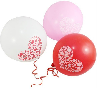 

PartyballoonsHK Printed Heart Multicolor (30Pcs) Balloon(Multicolor, Pack of 30)