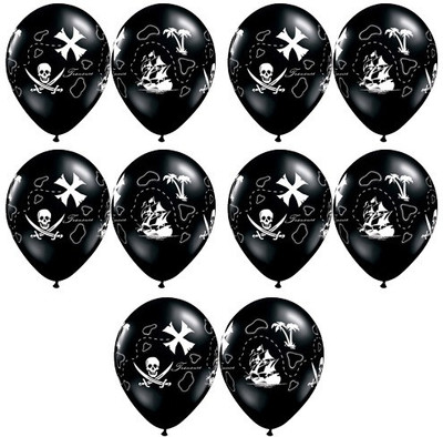 

Planet Jashn Printed 37234 Balloon(Black, Pack of 10)