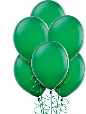 

PartyballoonsHK Solid Dark Green Balloon(Green, Pack of 50)