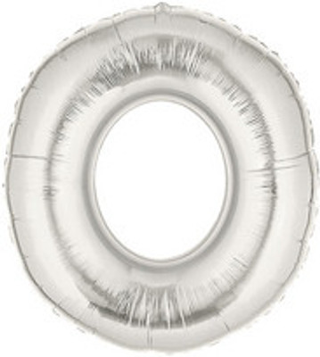 

Bettalic Printed 15915S O Balloon(Silver, Pack of 1)