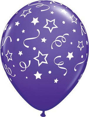 

Funcart Printed CPBPUR-FUN Balloon(Purple, Pack of 5)