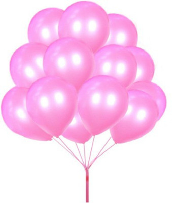 

PartyballoonsHK Solid Metallic Pink 9 Inches thicken Wedding Party Baby Shower Christmas Birthday Carnival Party Decoration Balloon(Pink, Pack of 100)