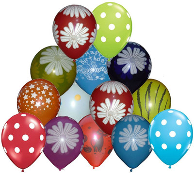 

awesomedaysin Printed multiballoons Balloon(Multicolor, Pack of 30)