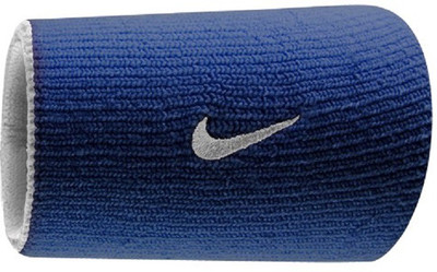 

Nike Solid Wristband(Pack of 1, Blue;white