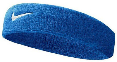 

Nike SOLID HEAD BAND(Pack of 1), Blue/white