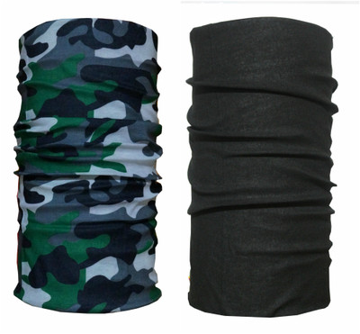 Stargust Women, Men Printed, Solid Bandana(Pack of 2)