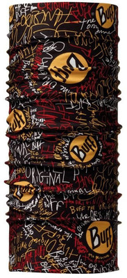 

Buff Buff Obsession Men's Printed Bandana, Black;red;white;yellow