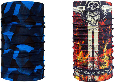 

Noise Men's Printed Bandana(Pack of 2, Multicolor