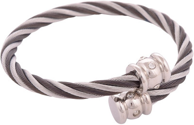 Grandiose Copper Bracelet, Silver