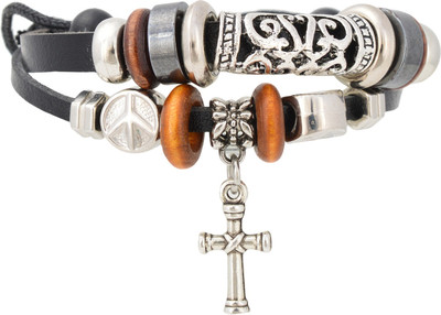 

Aaishwarya Metal Beads Bracelet, Black