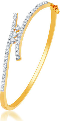 

Sukkhi Alloy Cubic Zirconia Gold-plated, Rhodium Bracelet, Gold;white