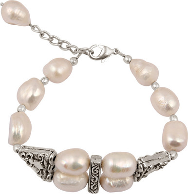 

Pearlz Ocean Alloy Bracelet, White
