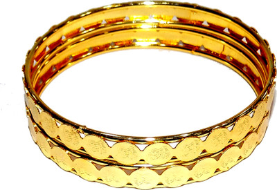 

Jewels Kafe Alloy Gold-plated Bangle Set(Pack of 2)