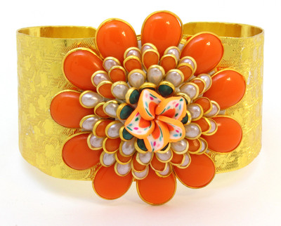 44% OFF on Be You Metal Onyx Gold-plated Cuff 44% OFF on Be You Metal Onyx Gold-plated Cuff