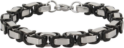 the jewelbox Stainless Steel Silver Bracelet