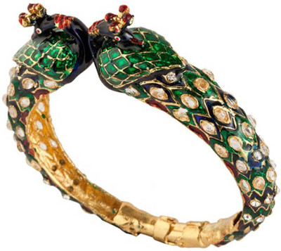Zeneme Alloy Bangle, Multicolor