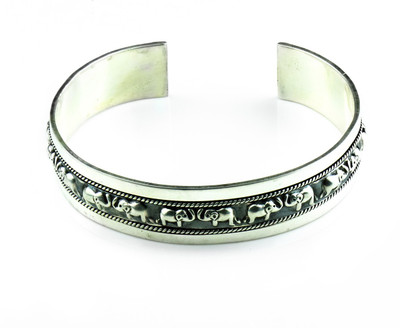 

Swank Silver Sterling Silver Cuff, Multicolor