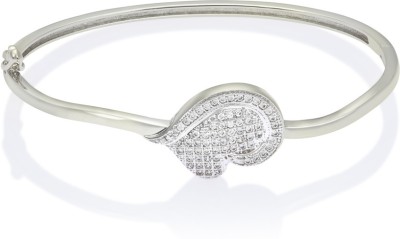 mahi Brass, Alloy Cubic Zirconia Rhodium Bracelet